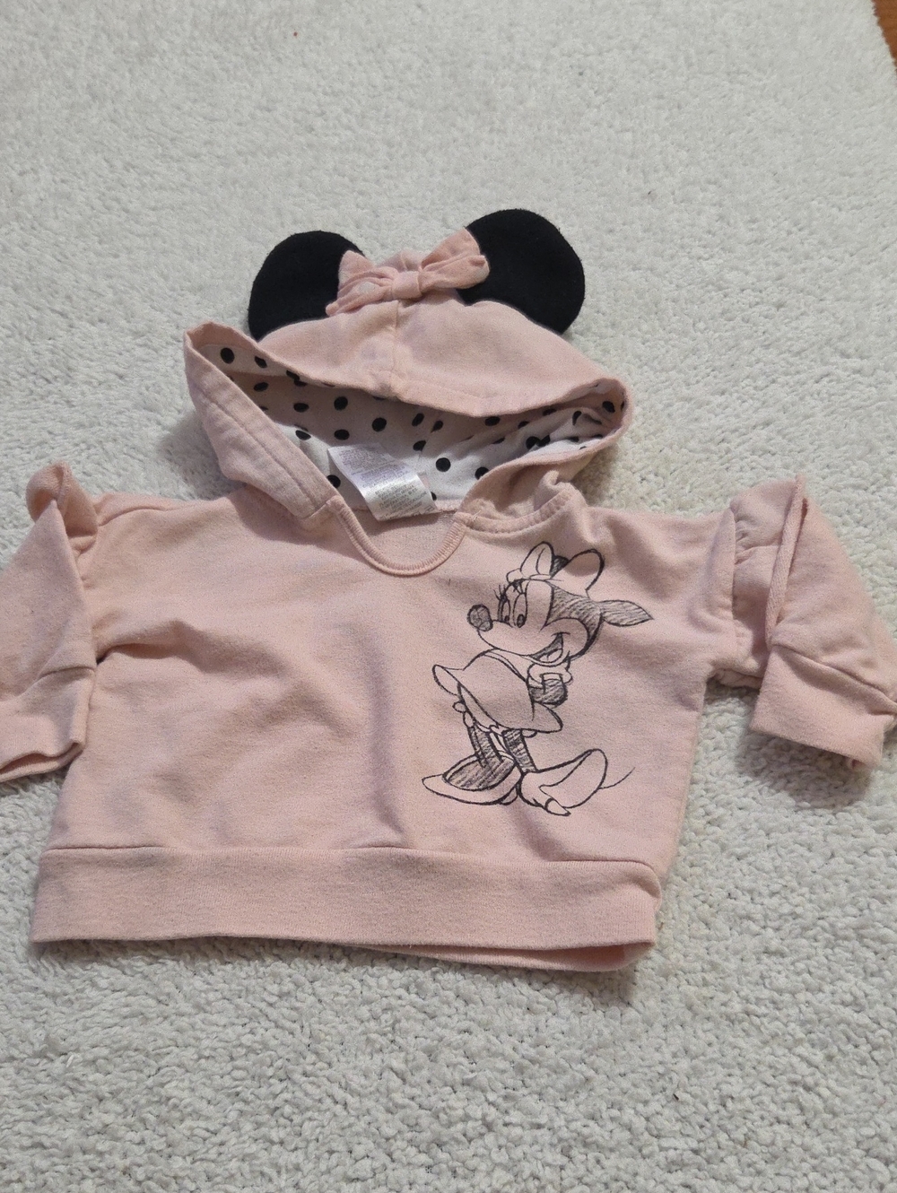 DISNEY BABY MINNIE MOUSE HOODIE SWEATSHIRT